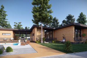 Жилой дом "Тетрис" в п. Фантастика (Челябинская область)