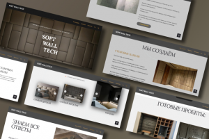 Мультиязычный сайт для Soft Wall Tech.
