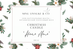 Наклейка на свечку