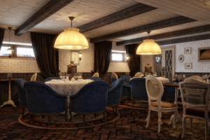 Интерьер ресторана в отеле