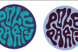 разработка логотипов для студии танцев на пилоне