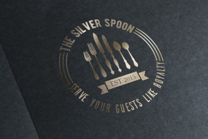 логотип для vip кейтеринг компании "The silver spoon"