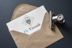 Логотип для компании по продаже частных самолетов "Fly Vivendy"