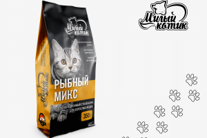 Упаковка корма для кошек