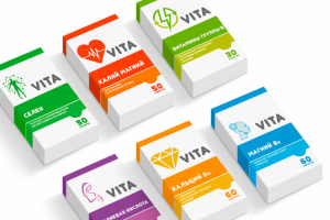 Разработка серии упаковок для БАД "VITA"