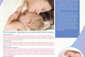 Верстка информационного плаката