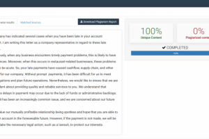 Business letter sample 2