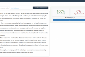 Business letter sample 1