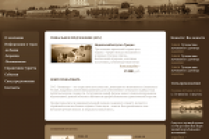 Дизайн сайта турфирмы "Звонница"