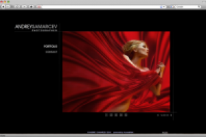 Сайт для фотографа Андрея Самарцева