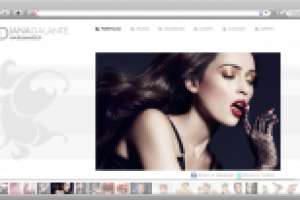 Флэш сайт для визажиста Diana Galante