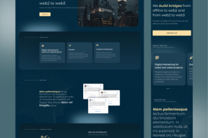 Дизайн сайта для американского маркетингового агенства