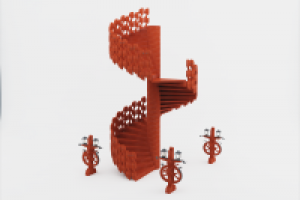 лестница для интерьер ресторана в г Валдай