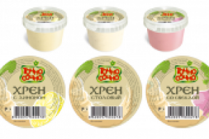 Этикетка "Хрен, свекла, лимон"