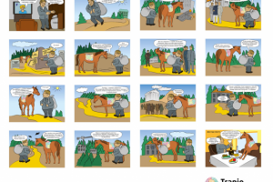 комикс для агентства TRANIO, зарубежная недвижимость.