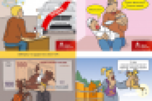 Серия иллюстраций "Налог обратно"