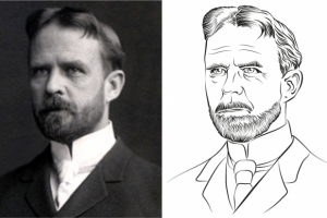 портрет по фото ч/б-3