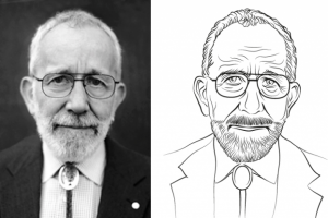 портрет по фото ч/б-1