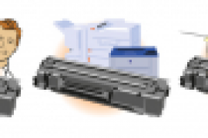 Три банера "Картриджи"