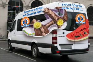 Оформление автомобиля. Обувь «Антилопа»