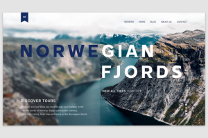 Landing Page для туристического агентства