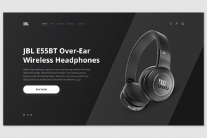 Landing Page  for JBL