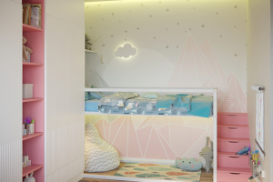 Дизайн детской и гардеробной комнат