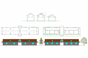 Проект дома с 3мя вар. мансарды