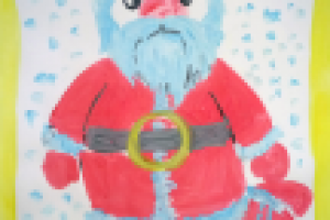 Рисунок для урока рисования с детьми. А4. Гуашь.