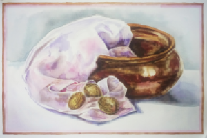 Натюрморт, акварель