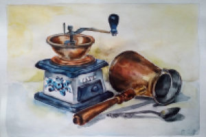 Натюрморт, акварель