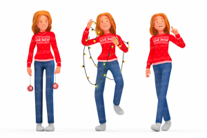 3D-персонаж для продажи на стоковых сервисах