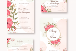 Дизайн свадебного приглашения