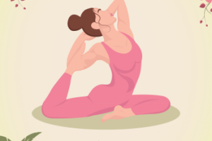 Иллюстрация для йога центра