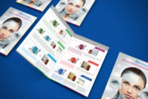 Серия лифлетов для продуктов косметологии