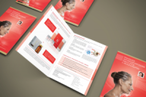 Серия лифлетов для продуктов косметологии