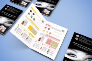 Серия лифлетов для продуктов косметологии