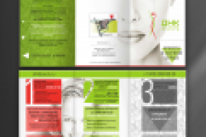 Лифлет клиники «Дом научной красоты»