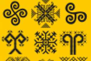 отрисовка орнамента в векторе