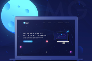 Moon Gang (landing page design)