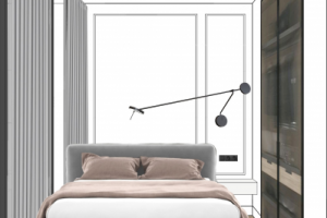 Коллаж спальни