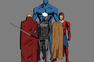 Арт для героев комикса