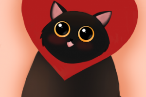 Влюбленный кот