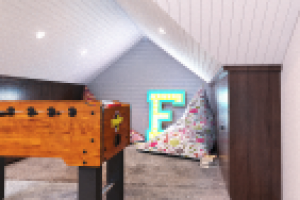 Стиль Лофт. Подмосковье. Комната отдыха