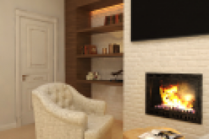 Стиль Лофт. Подмосковье. Спальня