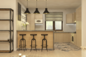 Стиль Лофт. Подмосковье. Гостиная