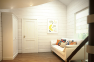 Стиль современный. Ленинградская обл,  п. Камарова. Детская