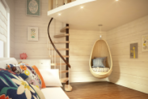 Стиль современный. Ленинградская обл,  п. Камарова. Детская