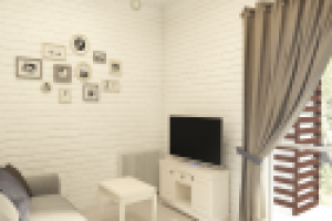 Стиль Кантри. Сочи. Кухня-гостиная