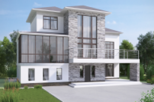 Визуализация загородного Дома